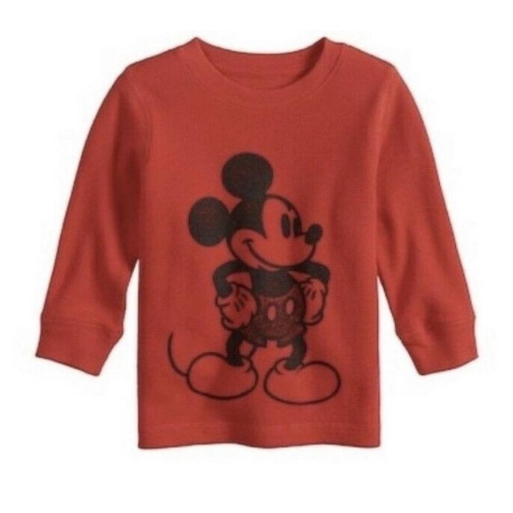 Jumping Beans Mickey Mouse Thermal Tee - 12 months